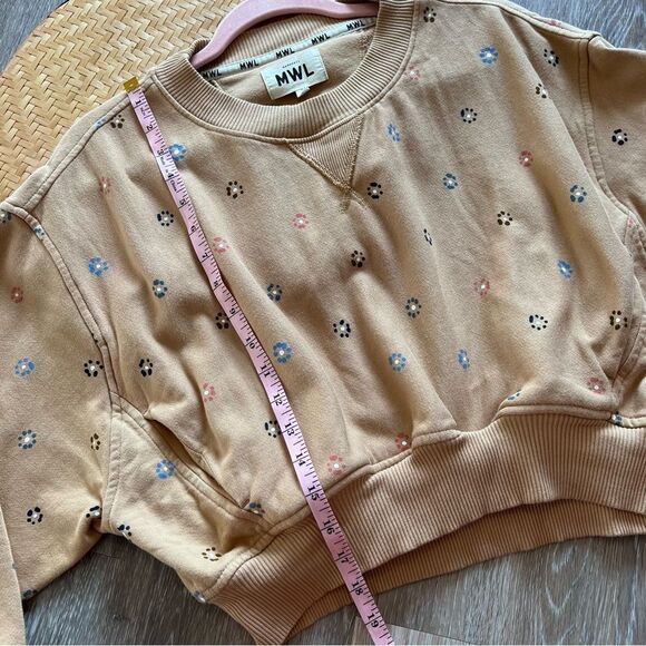 Nwt Madewell Terry Sweatshirt in Dot Daisy Women’s Size S - Picture 8 of 8